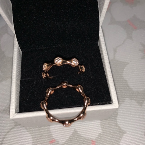 Pandora Modern Love Pod Rose Gold Ring - Picture 2 of 4